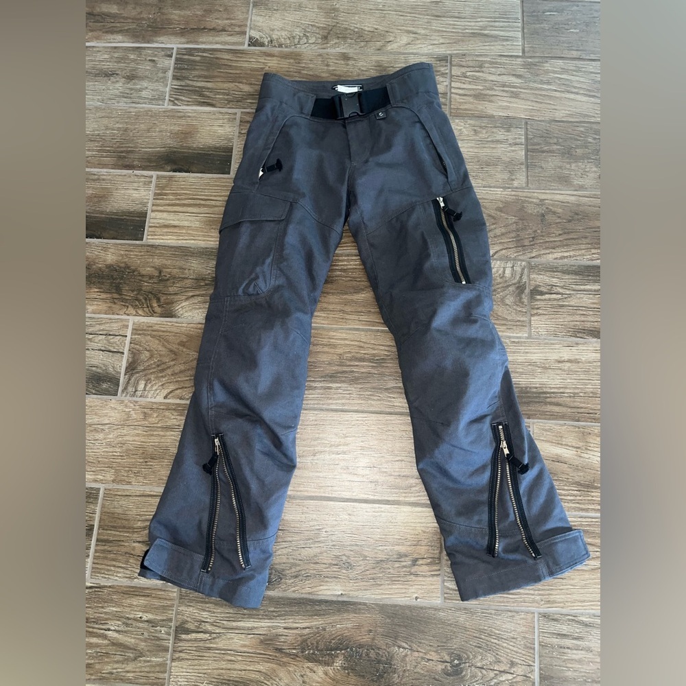 BMW Motorrad Padded Riding City Motorcycle Pants- unisex XS grey